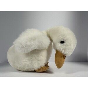 Vintage 1990’s Ikea Lantlig Goose Swan Duck RARE Plush Toy Stuffed Animal 12”